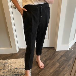 ATM Black Elastic Trousers